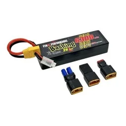 Li-Po 6300mAh 50C 2S 7.4V coqué (Multi) Pink Performance Pink Performance PP3-2S6300-M - 1