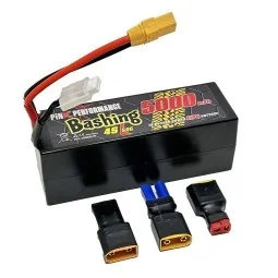 Li-Po 5000mAh 50C 4S 14.8V coqué (Multi) Pink Performance Pink Performance PP3-4S5000-M - 1