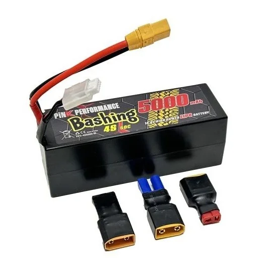 PP3-4S5000-M-Li-Po 5000mAh 50C 4S 14.8V coqué (Multi) Pink Performance