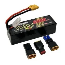 Li-Po 6000mAh 50C 3S 11.1V coqué (Multi) Pink Performance Pink Performance PP3-3S6000-M - 1