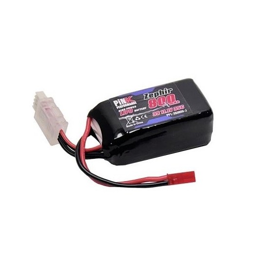 PP1-3S0800-J-Li-Po 800mAh 35C 3S 11.1V (JST) Pink Performance