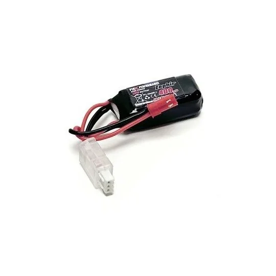PP1-2S0400-J-Batterie Li-Po 400 mAh 35C 2S 7,4 V (JST) Rose Performance