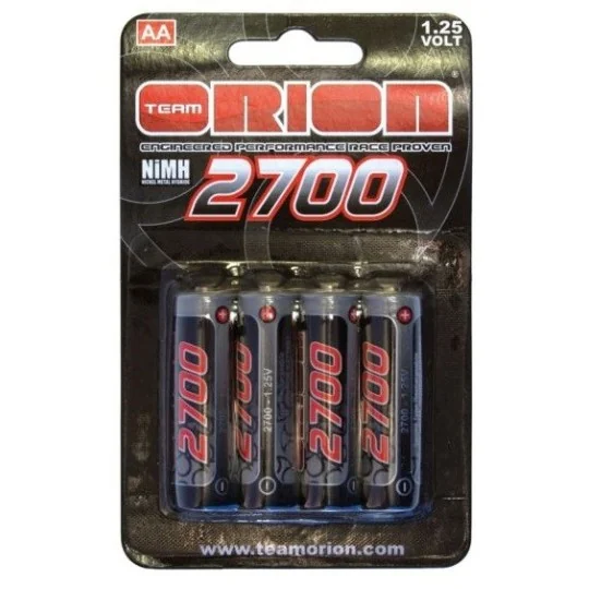 ORI13502-Accus R6 AA NiMh 2700mAh (4) Orion - ORI13502
