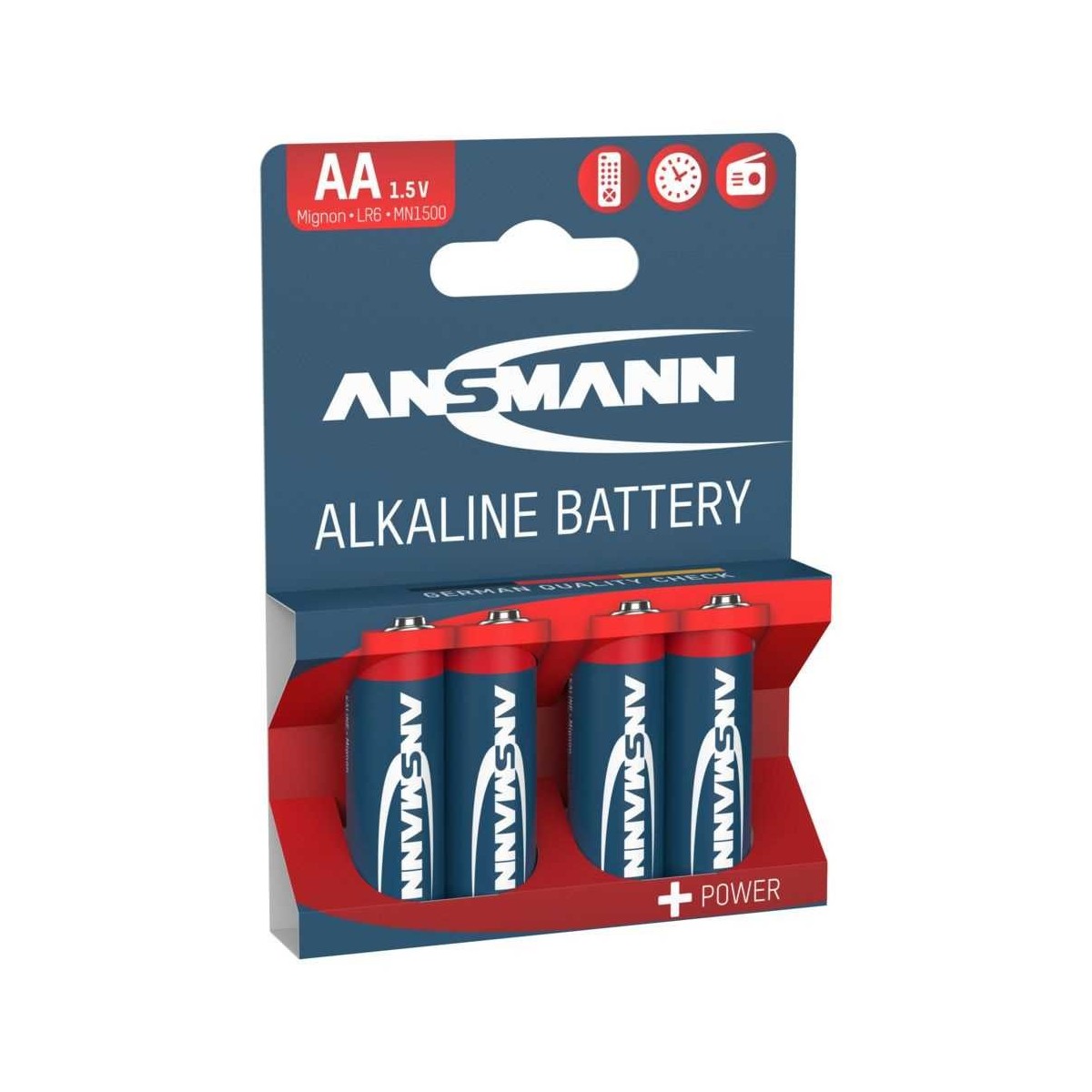 Ansmann AA LR6 Alkaline Batteries (4) Ansmann Racing 5015563 - 1 Ansmann AA LR6 Alkaline Batteries (4) Ansmann Racing 5015563 - 1
