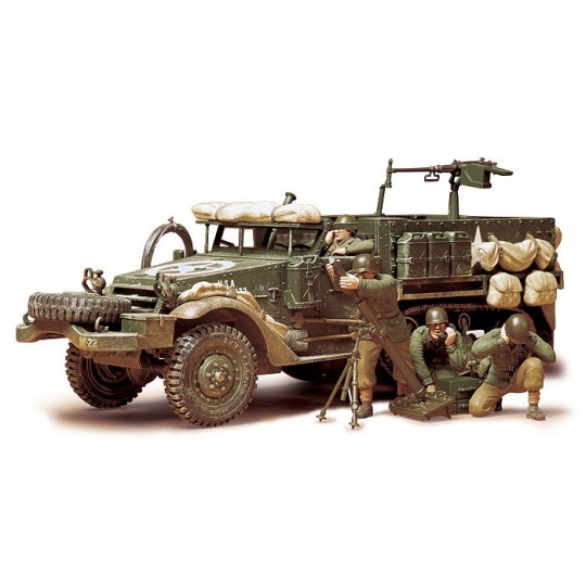 M21 Half-Track US 81mm Mortar Carrier 1/35 Tamiya Tamiya 35083 - 2 35083-M21 Half-Track US 81mm Mortar Carrier 1/35 Tamiya - 35083
