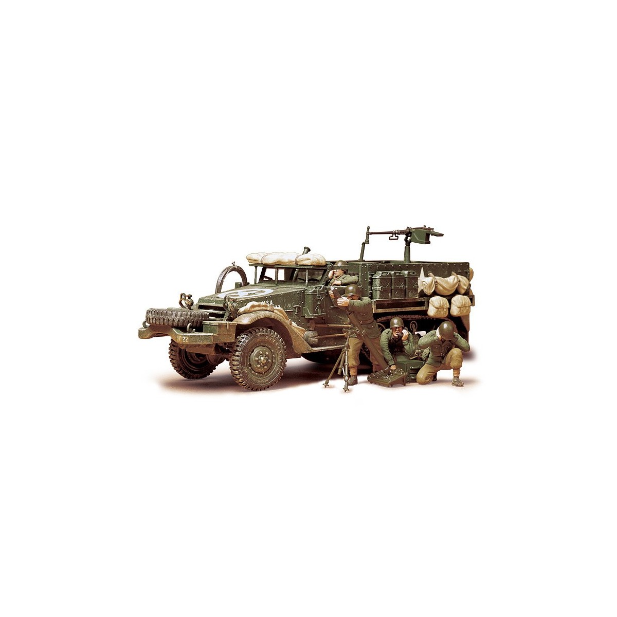 M21 Half-Track US 81mm Mortar Carrier 1/35 Tamiya Tamiya 35083 - 2 M21 Half-Track US 81mm Mortar Carrier 1/35 Tamiya Tamiya 35083 - 2