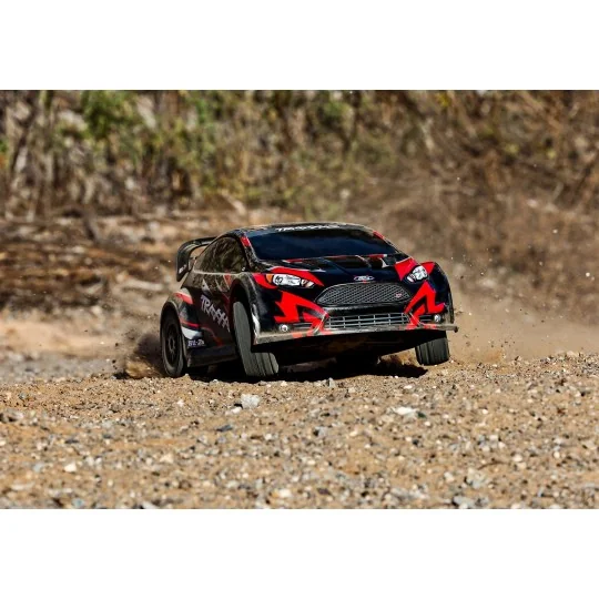 TRX-74154-4-Rally Ford Fiesta ST 4x4 BL-2S 1/10 RTR Traxxas - TRX-74154-4