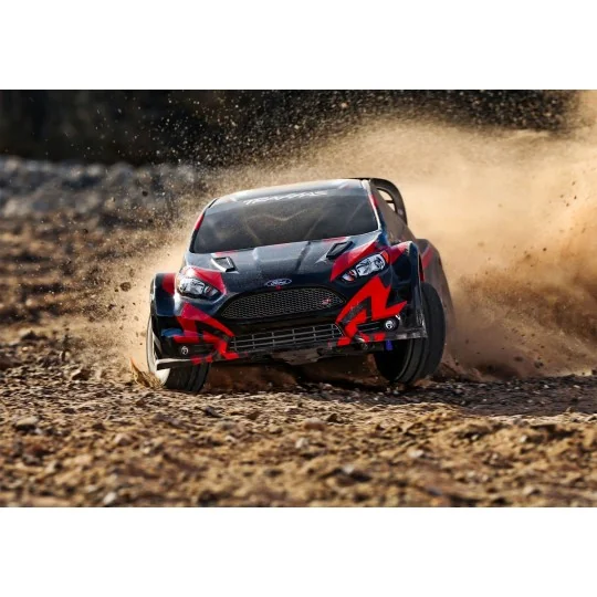 TRX-74154-4-Rally Ford Fiesta ST 4x4 BL-2S 1/10 RTR Traxxas - TRX-74154-4