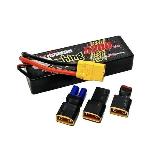 PP3-2S5200-M-Li-Po 5200mAh 50C 2S 7.4V coqué (Multi) Pink Performance - PP3-2S5200-M