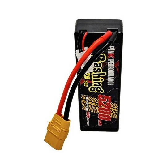 PP3-2S5200-M-Li-Po 5200mAh 50C 2S 7.4V coqué (Multi) Pink Performance