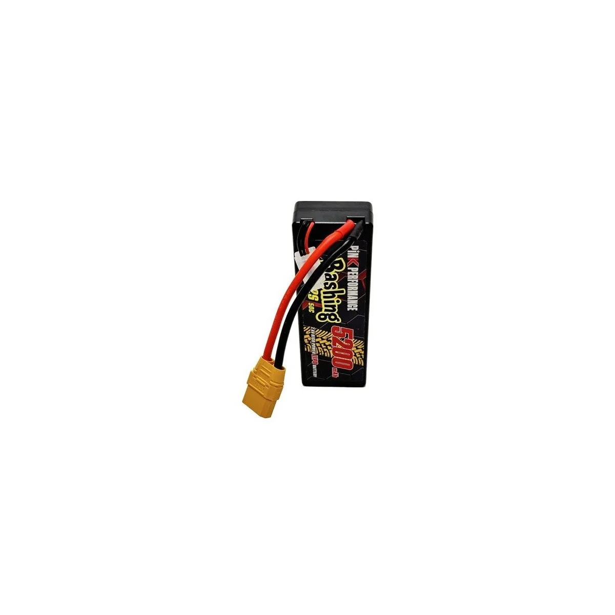 Li-Po 5200mAh 50C 2S 7.4V coqué (Multi) Pink Performance Pink Performance PP3-2S5200-M - 2