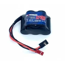 Accu réception Hump 6V 1700mAh Ni-Mh JR/JST Pink Performance Pink Performance PP6-1700H - 1