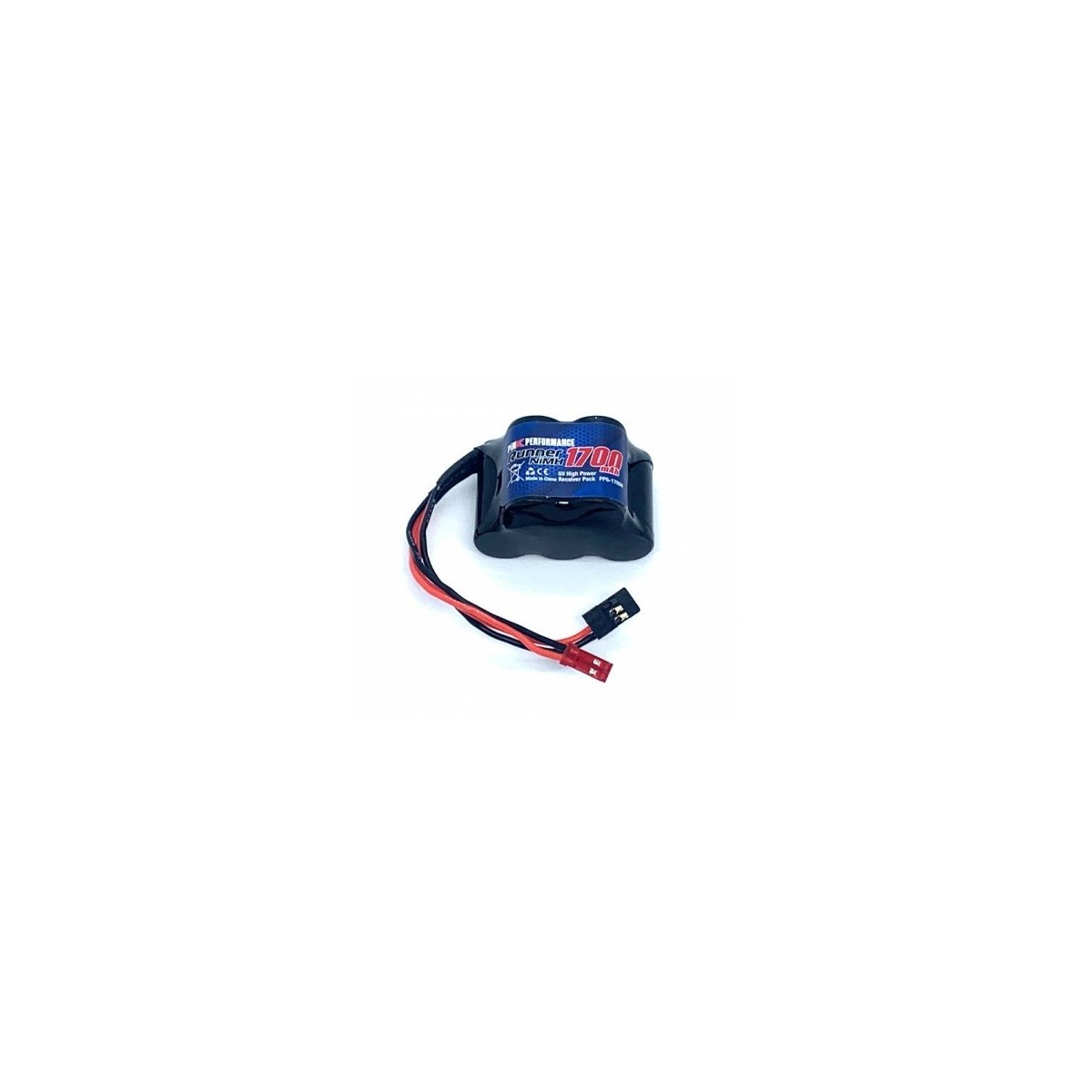 Accu réception Hump 6V 1700mAh Ni-Mh JR/JST Pink Performance Pink Performance PP6-1700H - 1