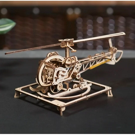 UG-70225-Mini hélicoptère Puzzle 3D bois UGEARS - UG-70225