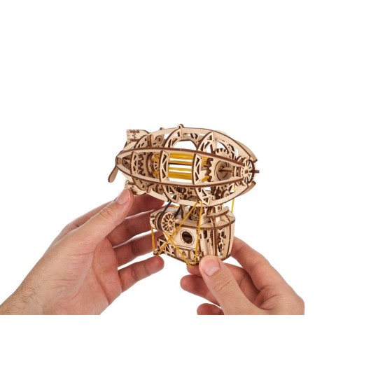 UG-70226-Steampunk Airship Dirigeable Puzzle 3D bois UGEARS