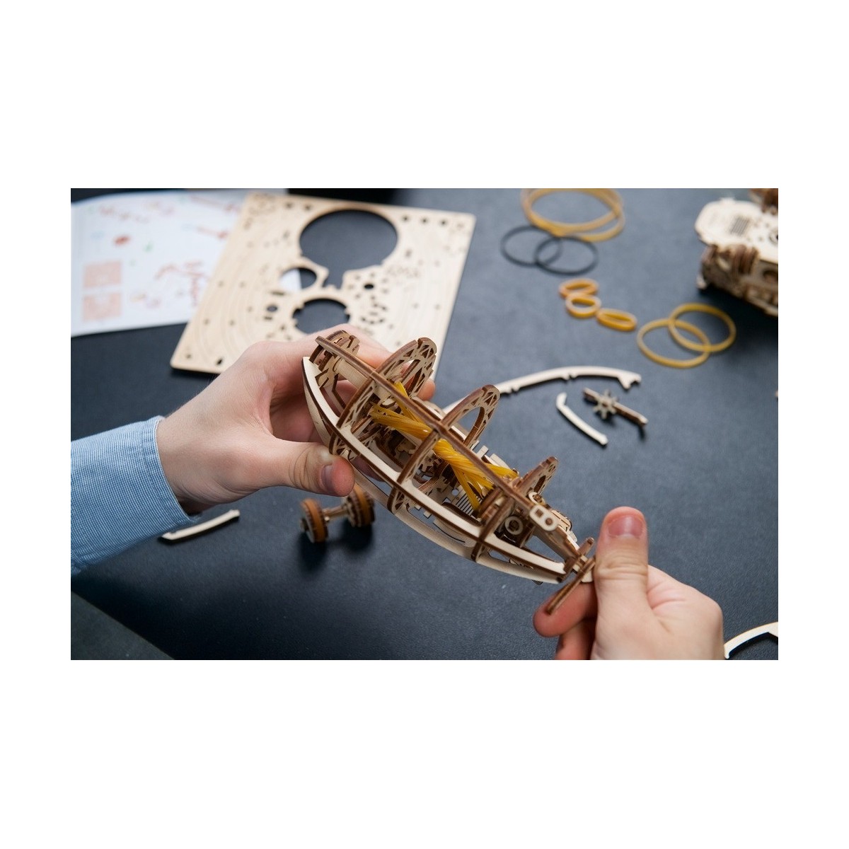 Steampunk Airship Dirigeable Puzzle 3D bois UGEARS UGEARS UG-70226 - 9