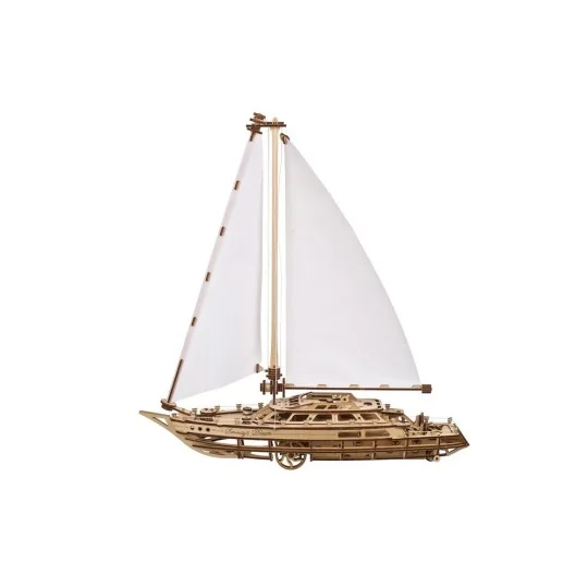 Bateau à voile Serenity's Dream Puzzle 3D bois UGEARS UGEARS UG-70224 - 2 UG-70224-Bateau à voile Serenity's Dream Puzzle 3D bois UGEARS - UG-70224