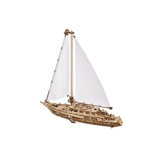 Bateau à voile Serenity's Dream Puzzle 3D bois UGEARS UGEARS UG-70224 - 3 UG-70224-Bateau à voile Serenity's Dream Puzzle 3D bois UGEARS - UG-70224