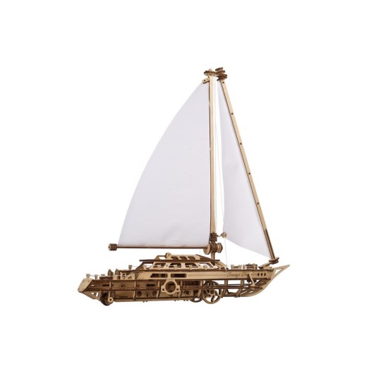 Serenity's Dream Wooden 3D Puzzle Sailing Boat UGEARS UGEARS UG-70224 - 5 UG-70224-Serenity's Dream Wooden 3D Puzzle Sailing Boat UGEARS - UG-70224