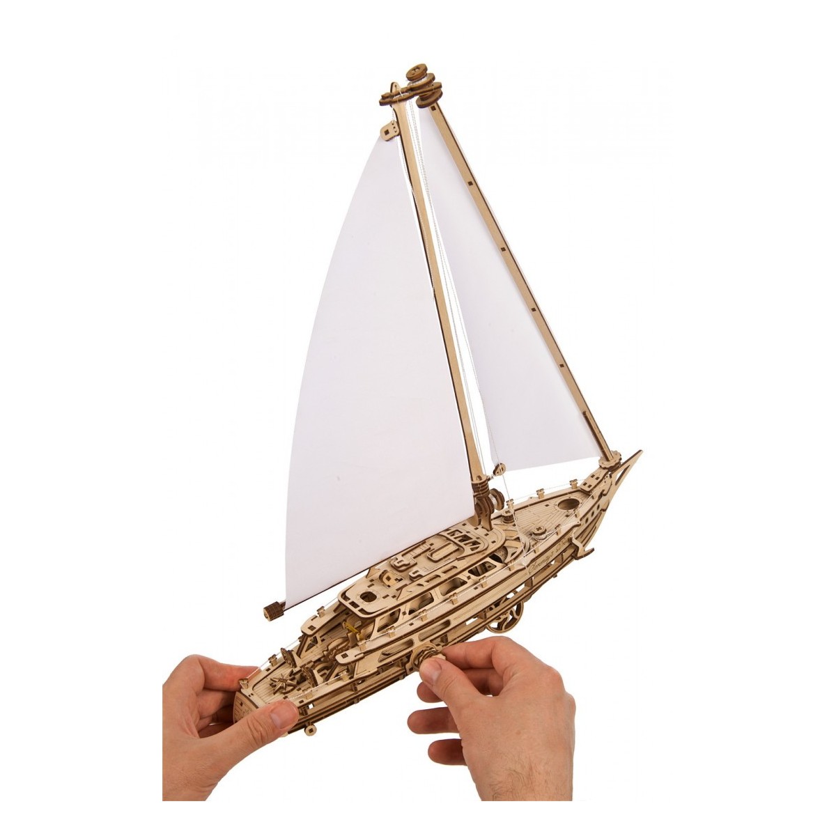 Serenity's Dream Wooden 3D Puzzle Sailing Boat UGEARS UGEARS UG-70224 - 4