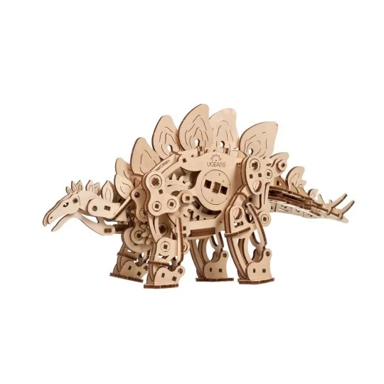 UG-70222-Dinosaur Stegosaurus Puzzle 3D Wood UGEARS - UG-70222