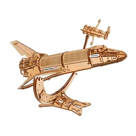 Navette spatiale Discovery NASA Puzzle 3D bois UGEARS UGEARS UG-70227 - 1 UG-70227-Navette spatiale Discovery NASA Puzzle 3D bois UGEARS - UG-70227