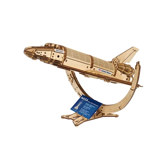 Space Shuttle Discovery NASA Puzzle 3D Wood UGEARS UGEARS UG-70227 - 4 UG-70227-Space Shuttle Discovery NASA Puzzle 3D Wood UGEARS - UG-70227