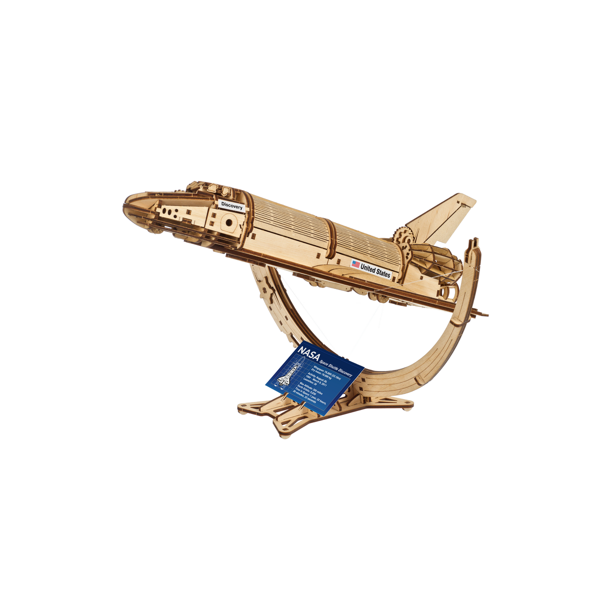 Navette spatiale Discovery NASA Puzzle 3D bois UGEARS UGEARS UG-70227 - 4