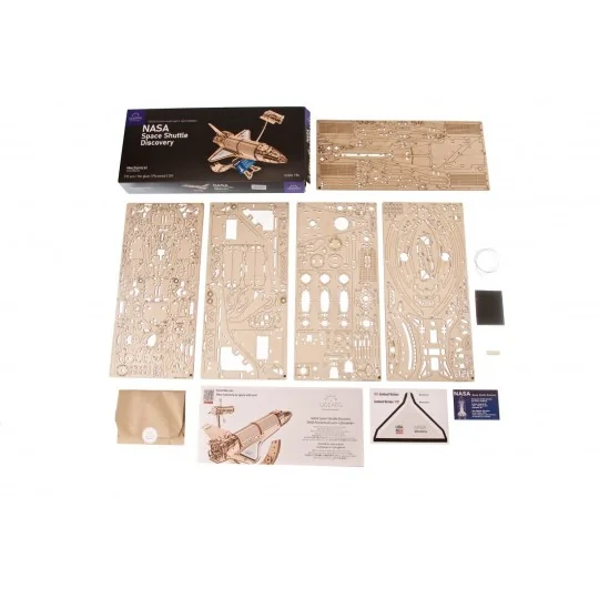 UG-70227-Space Shuttle Discovery NASA Puzzle 3D Wood UGEARS