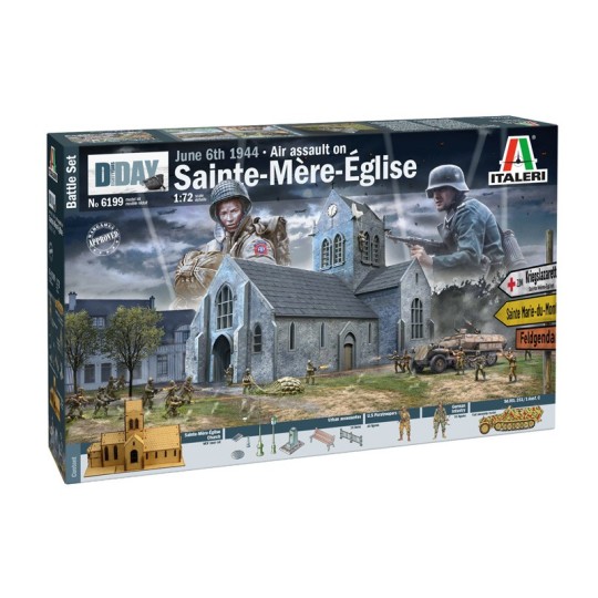 I6199-Bataille Sainte-Mère-Eglise 06/06/1944 1/72 Italeri