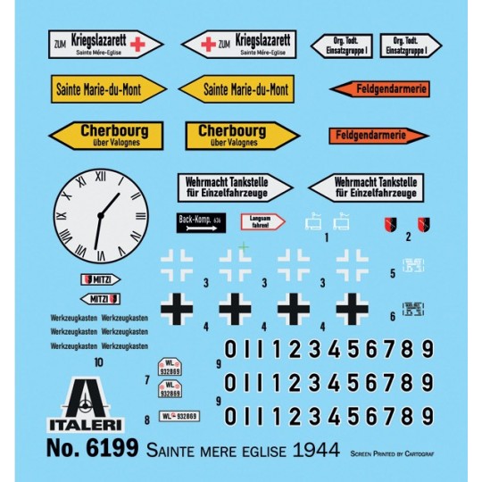 I6199-Battle of Sainte-Mère-Eglise 06/06/1944 1/72 Italeri