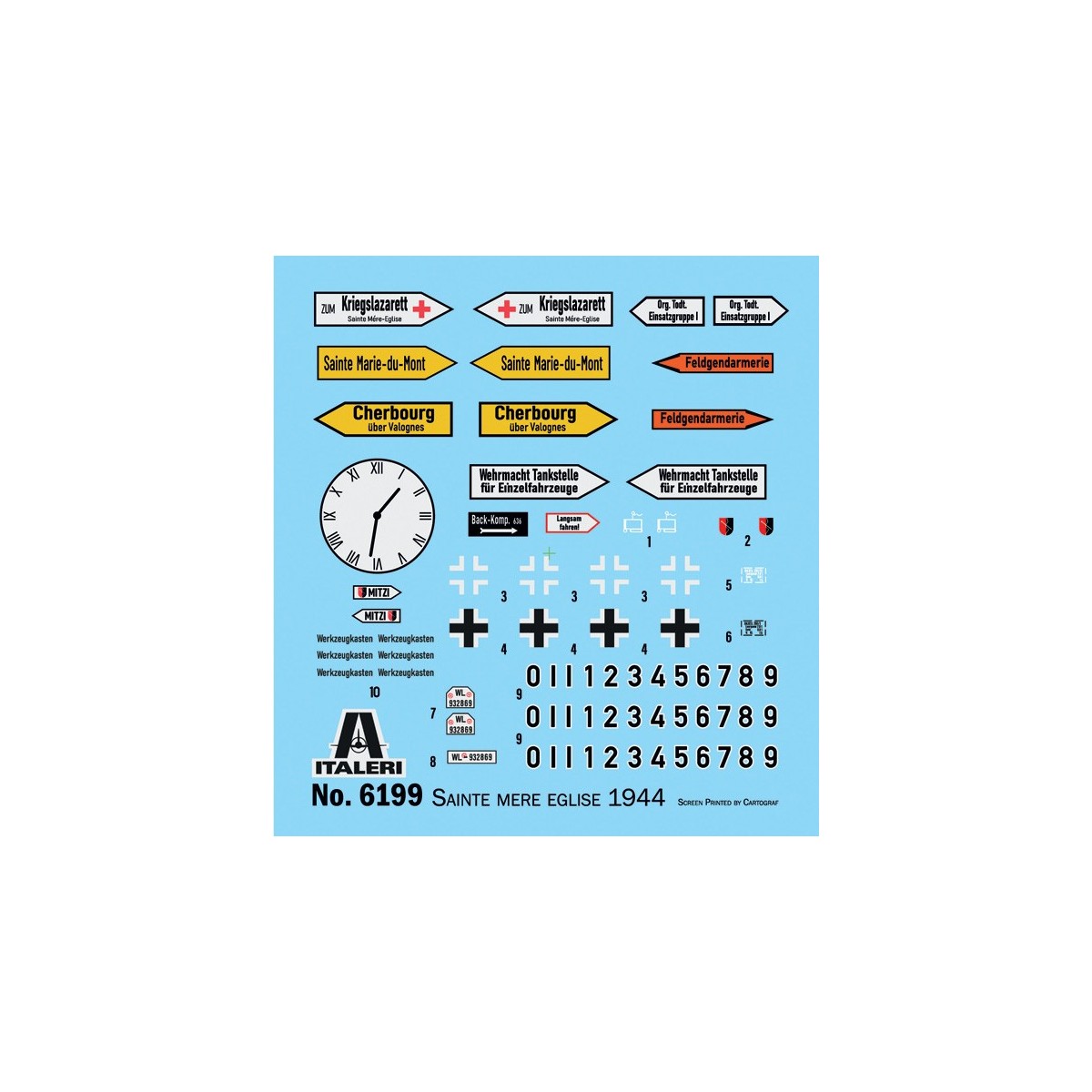 Bataille Sainte-Mère-Eglise 06/06/1944 1/72 Italeri Italeri I6199 - 3