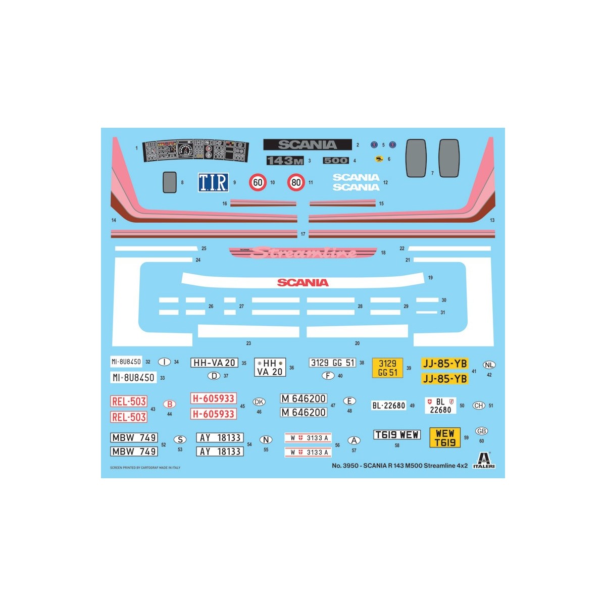 Scania R143 M 500 Streamline 4x2 1/24 Italeri Italeri I3950 - 2 Scania R143 M 500 Streamline 4x2 1/24 Italeri Italeri I3950 - 2