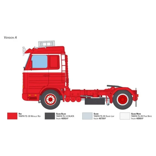 I3950-Scania R143 M 500 Streamline 4x2 1/24 Italeri - I3950