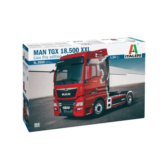I3959-MAN TGX 18-500 XXL Lion Pro 1/24 Italeri