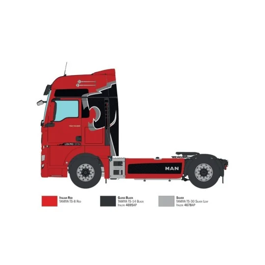 MAN TGX 18-500 XXL Lion Pro 1/24 Italeri Italeri I3959 - 4 I3959-MAN TGX 18-500 XXL Lion Pro 1/24 Italeri - I3959
