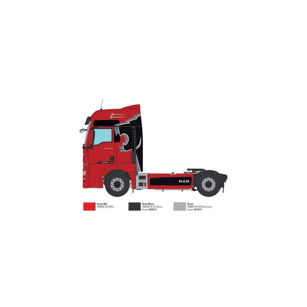 MAN TGX 18-500 XXL Lion Pro 1/24 Italeri Italeri I3959 - 4 MAN TGX 18-500 XXL Lion Pro 1/24 Italeri Italeri I3959 - 4