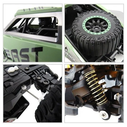 T-Cars T40 Green 2.4Ghz 1/14 Siva Siva SV-50625 - 2 SV-50625-T-Cars T40 Green 2.4Ghz 1/14 Siva - SV-50625