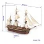 Bateau HMS Erebus 1/75 kit construction bois OcCre OcCre 12009 - 2 12009-Bateau HMS Erebus 1/75 kit construction bois OcCre - 12009