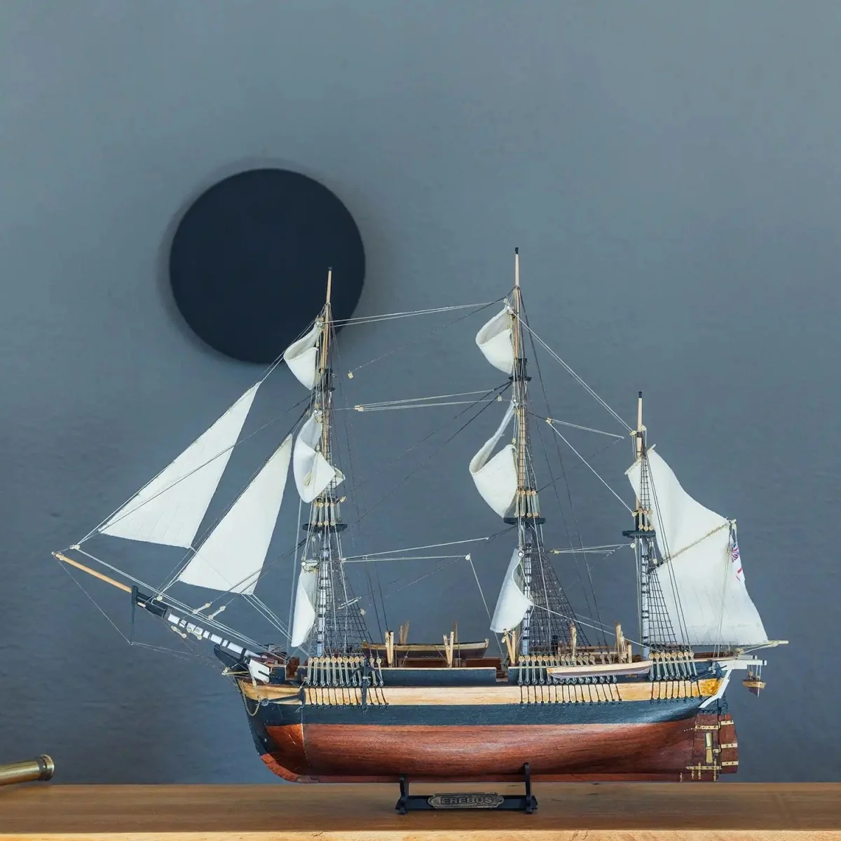 Boat HMS Erebus 1/75 wood construction kit OcCre OcCre 12009 - 5 Boat HMS Erebus 1/75 wood construction kit OcCre OcCre 12009 - 5