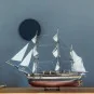 12009-Boat HMS Erebus 1/75 wood construction kit OcCre - 12009