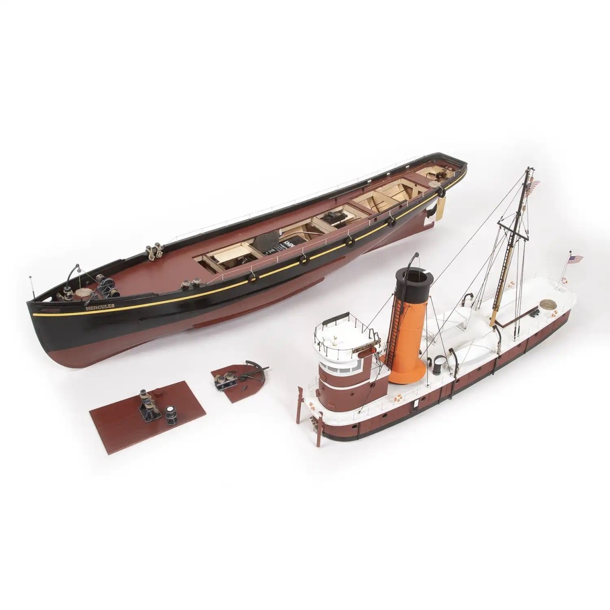 Tug boat Hercules RC 1/50 wood construction kit OcCre OcCre 61002 - 6