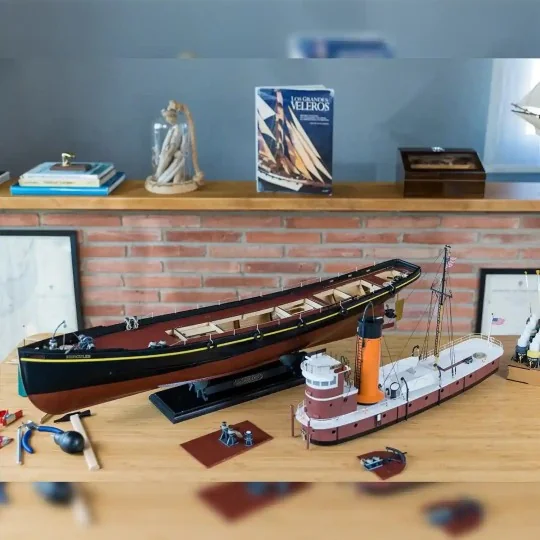 Tug boat Hercules RC 1/50 wood construction kit OcCre OcCre 61002 - 8 61002-Tug boat Hercules RC 1/50 wood construction kit OcCre - 61002