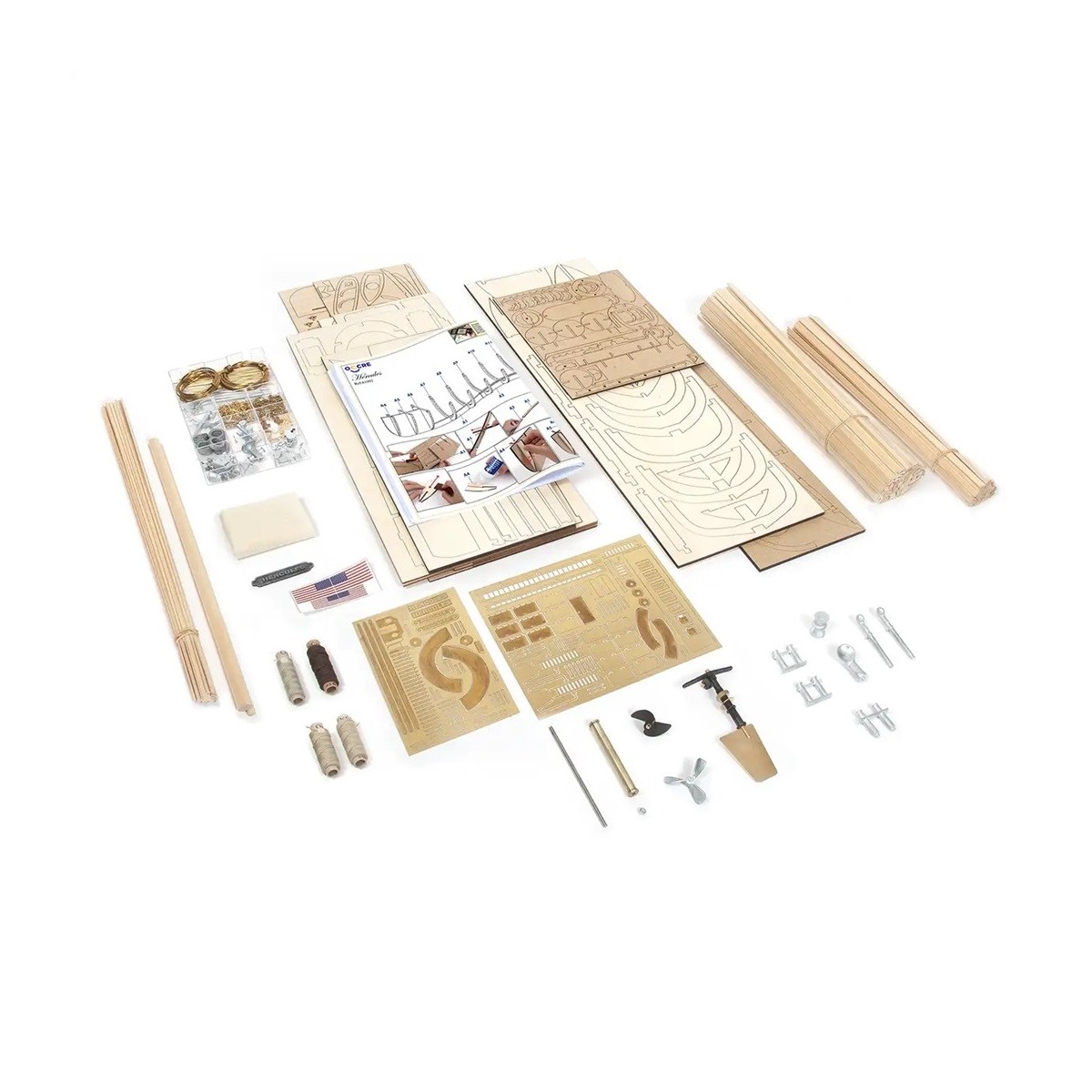 Bateau Remorqueur Hercules RC 1/50 kit construction bois OcCre OcCre 61002 - 10