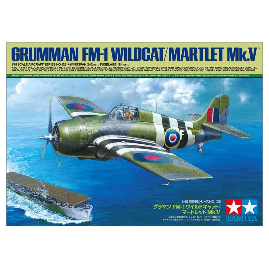 61126-Grumman FM-1 Wildcat/Martlet 1/48 Tamiya