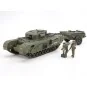 Churchill Crocodile Tank & 1/35 Tamiya Trailer Tamiya 35100 - 1 35100-Churchill Crocodile Tank & 1/35 Tamiya Trailer - 35100