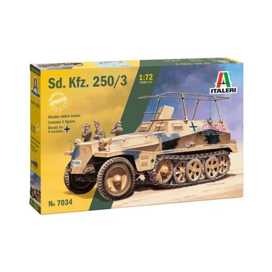 Véhicule Sd.Kfz.250/3 1/72 Italeri Italeri I7034 - 2 I7034-Véhicule Sd.Kfz.250/3 1/72 Italeri - I7034