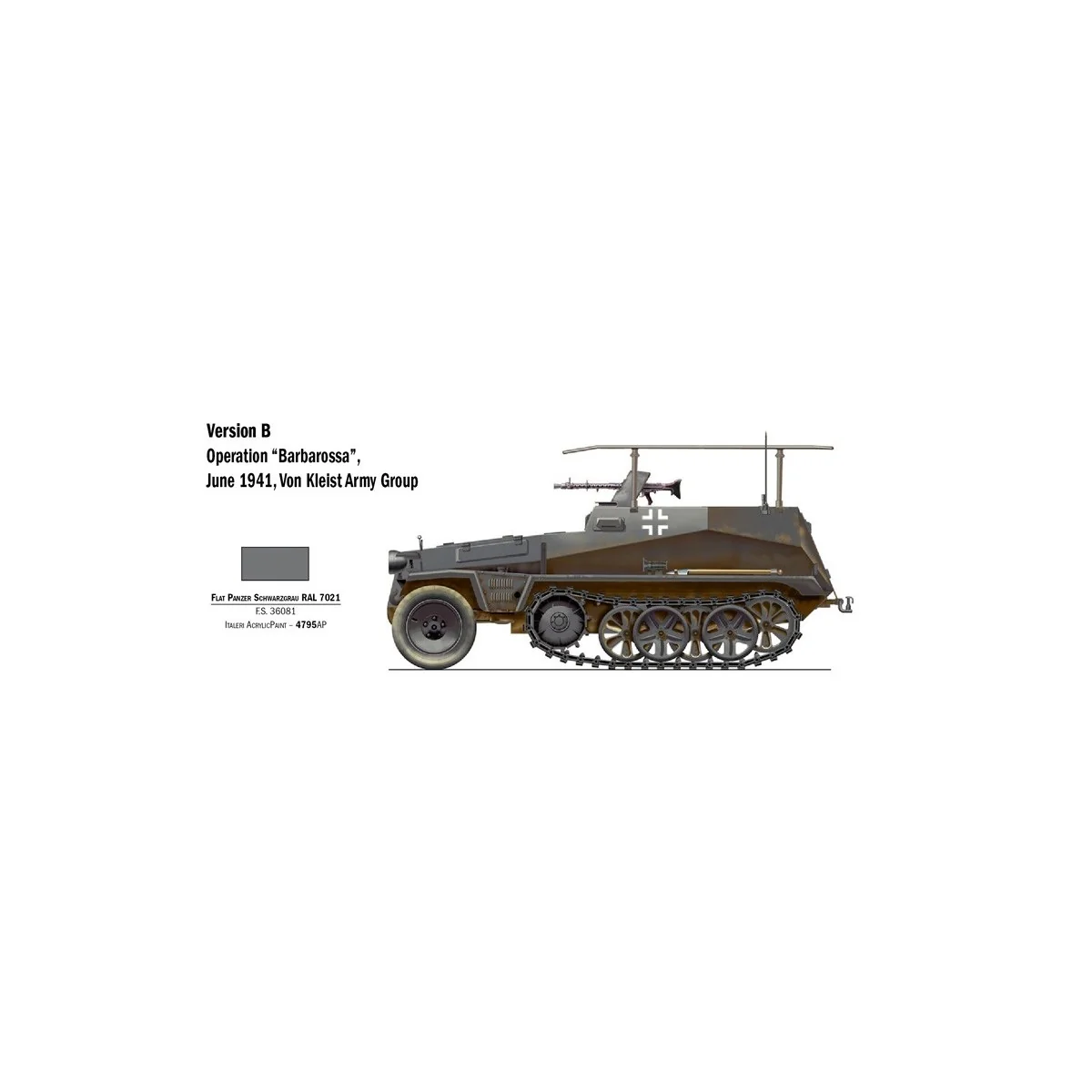 Vehicle Sd.Kfz.250/3 1/72 Italeri Italeri I7034 - 4