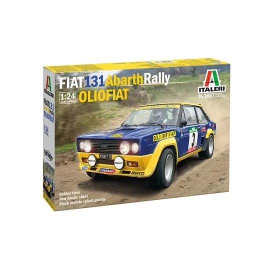 I3667-Fiat-131 Olio Fiat 1/24 Italeri