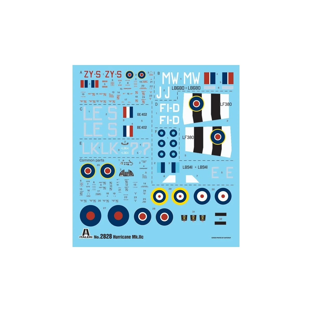 Hurricane Mk. IIC 1/48 Italeri aircraft Italeri I2828 - 2